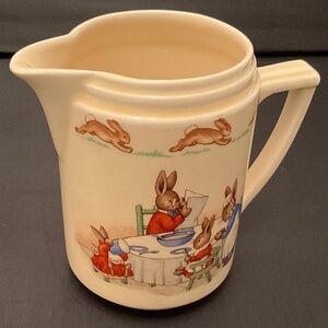 Royal Doulton Bunnykins Casino Pitcher